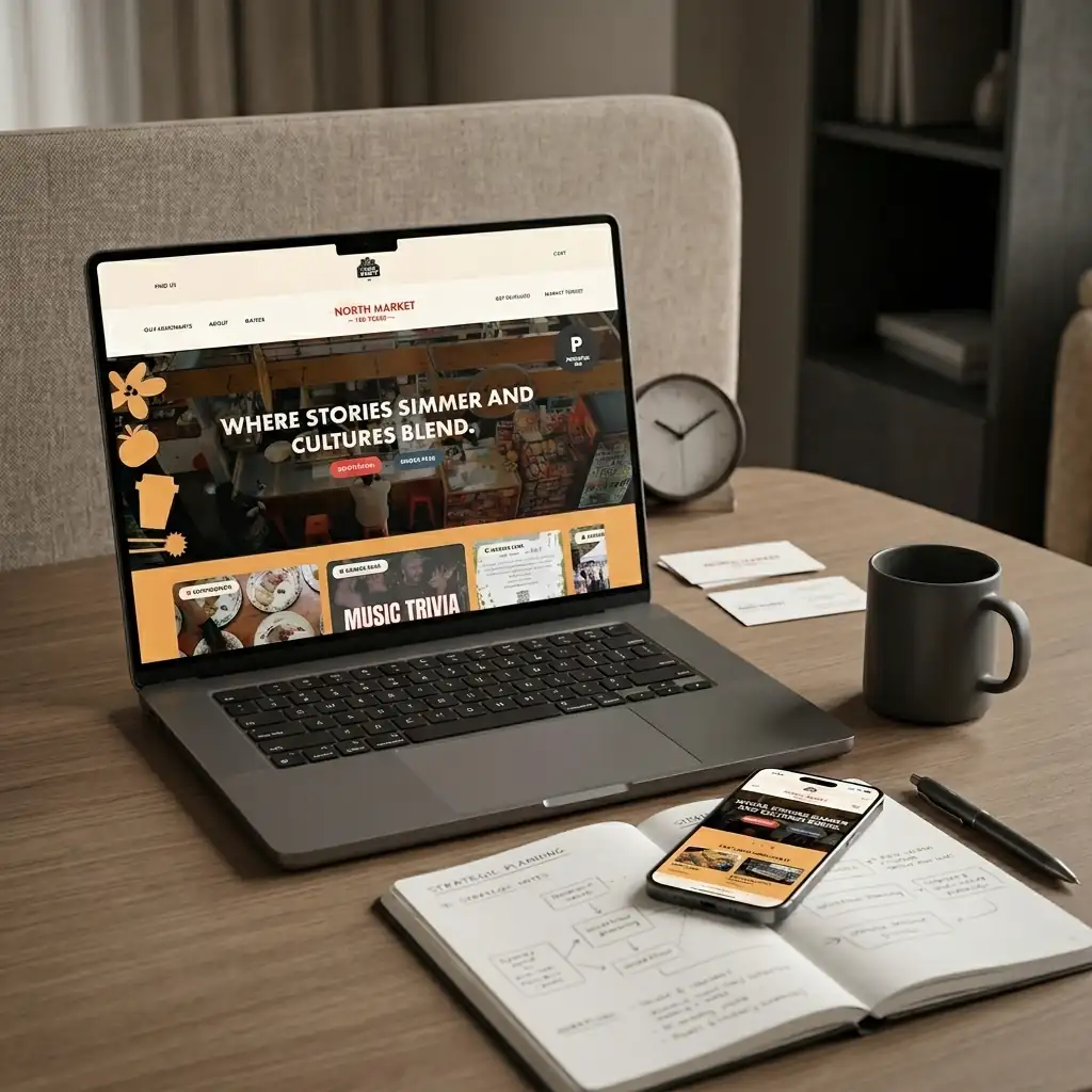 north market website design launch 2026